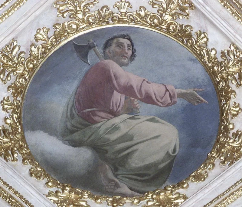 S. Mattia - 1862, affresco, Cattedrale di S, Alessandro (BG)
